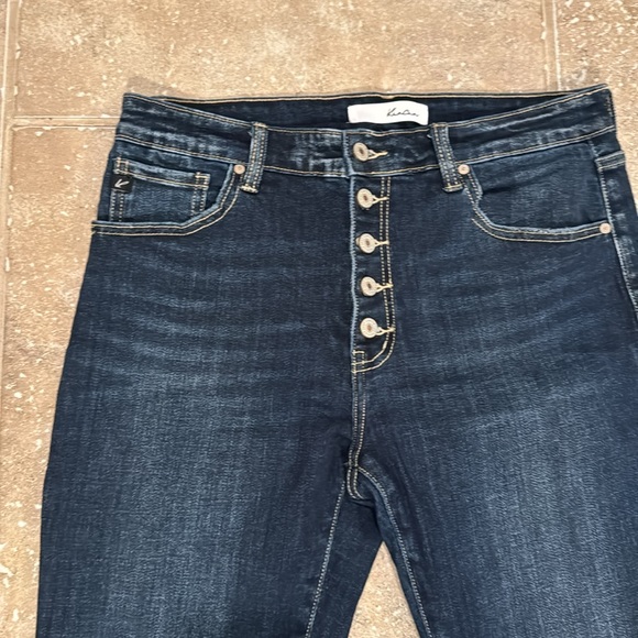 Women's Kancan button style jeans Size13/30 Skinny Moriah High Rise Super Skinny - Picture 4 of 8
